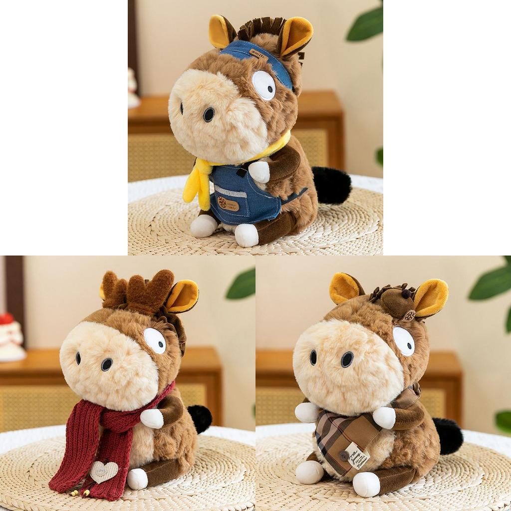 Cute Donkey Plush Toy With Pp Cotton Filling For Kids Sleep Comfort And Gift