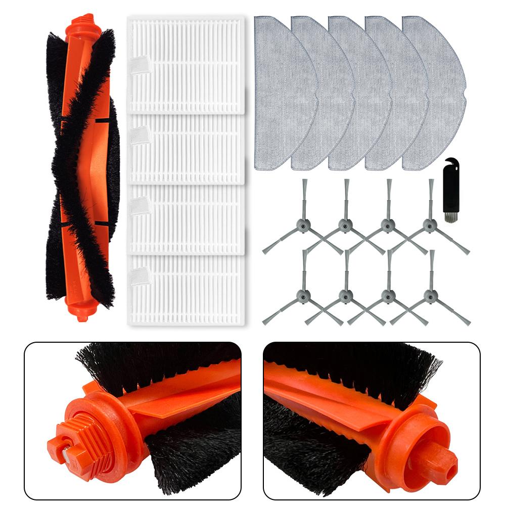 1 Set For Lubluelu For L20 For Honiture V8 Pro Robot Vacuum Cleaner Parts Main Side Brush Filter Mop Cloth Vacuum Cleaner Kits