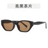 Cat Eye Sunglasses for Women Man Y2K New Fashion Sun Glasses Vintage Shade Summer Polygonal Small FrameEyewear