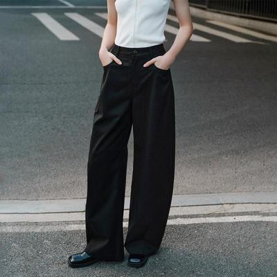 GIOVANNI VALENTINO Women's Wide-Leg Casual Trousers