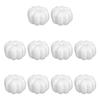 10Pcs Artificial Pumpkins Decoration for Thanksgiving Fall Festival Home Decoration White Foam Pumpkins for Painting
