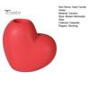 Family Table Candle Holder Red Heart Shaped Candlestick Romantic Ceramic for Elegant Wedding Party Dining Centerpiece Anniversary Valentine's Day Home