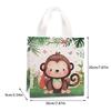 5Pcs Wild Zoo Party Gift Bag Non Woven Jungle Animal Gift Bag Children'S Wild Zoo Theme Party Birthday Gift Bag