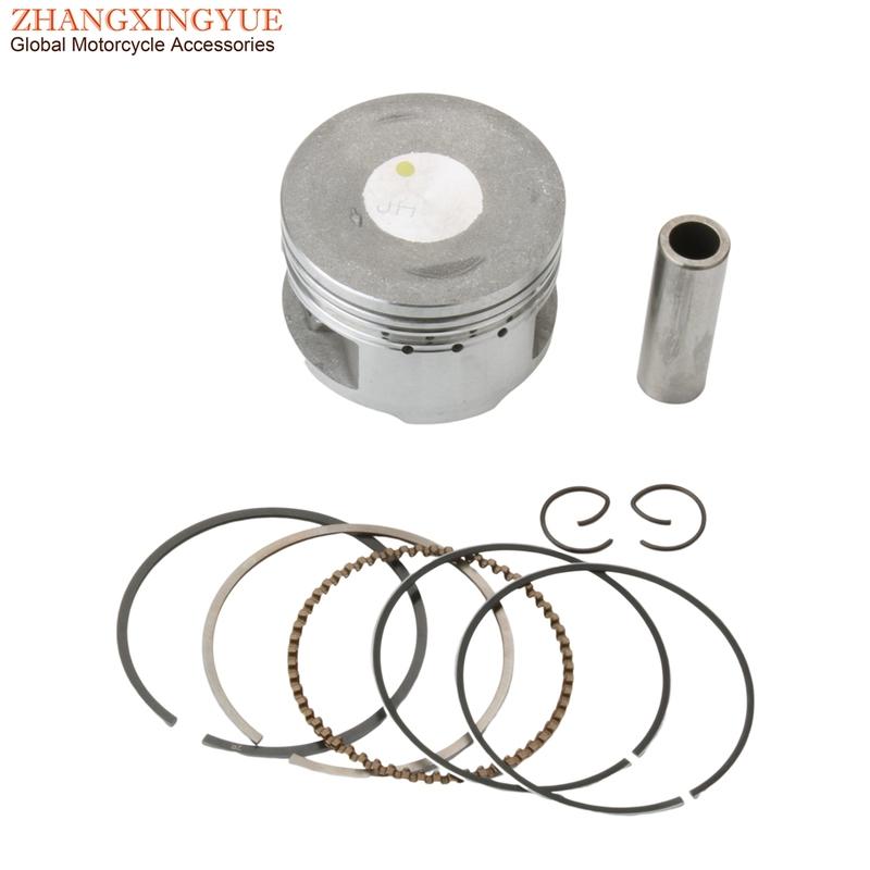 Scooter 51.5mm Piston Kit For Yamaha XC125 ZY125T Cygnus125 1997-1999 Cygnus R 125cc 4T 2000-2003 Vino125 2V 4CW-E1631-12-A0