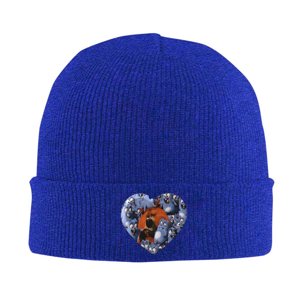 Animation Grizzy And The Lemmings Cartoon Anime Warm Knitted Cap Winter Knit Bonnet Hat Skullies Beanies Hip Hop Caps for Unisex