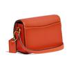 New COACH Cow Leather Envelope Bag Shoulder Bag Crossbody Bag Mini Women's Orange CC484-B4B4D