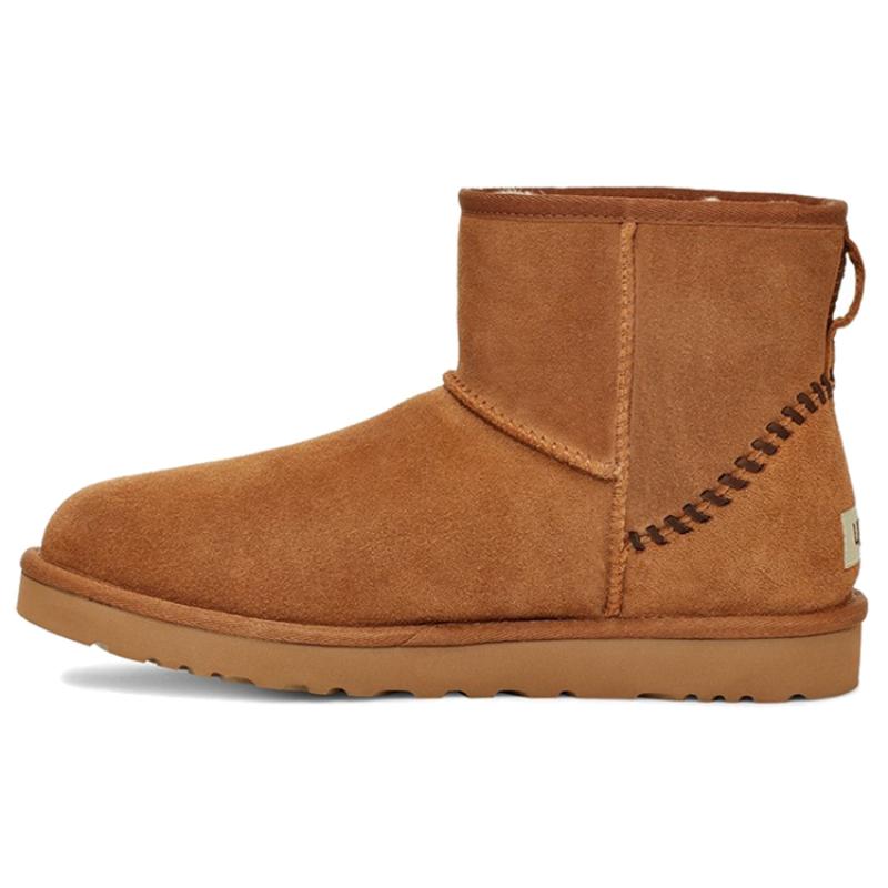 UGG Classic Mini Deco Suede Boot Brown Sneakers 1115565-CHE 40