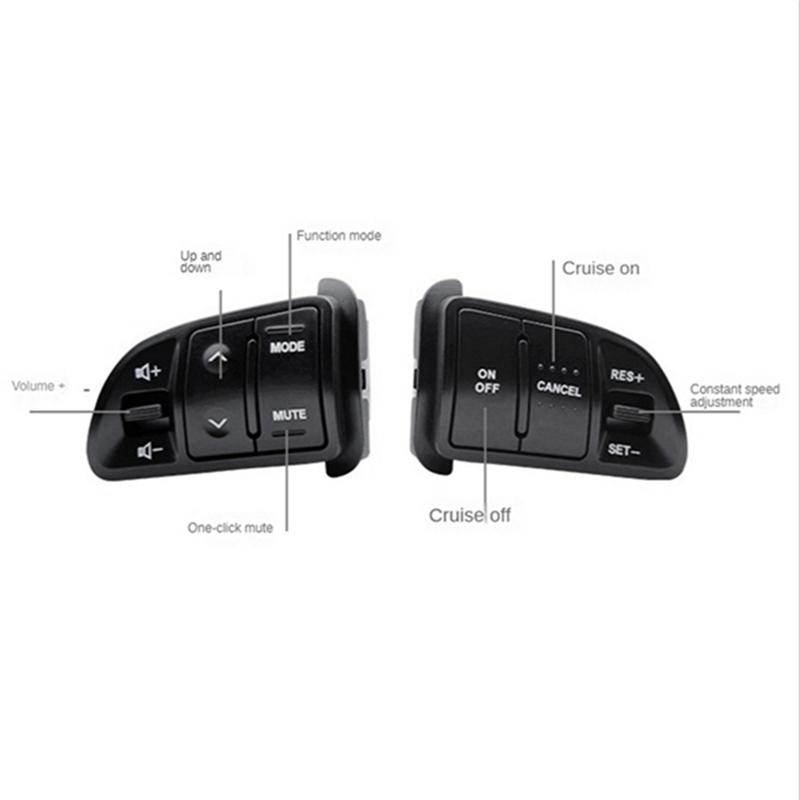 Portable Car Steering Wheel Button With Heating Harness 96700-3W502 For Kia Sportage 2011-2016 Cruise Volume Control Switch Repl