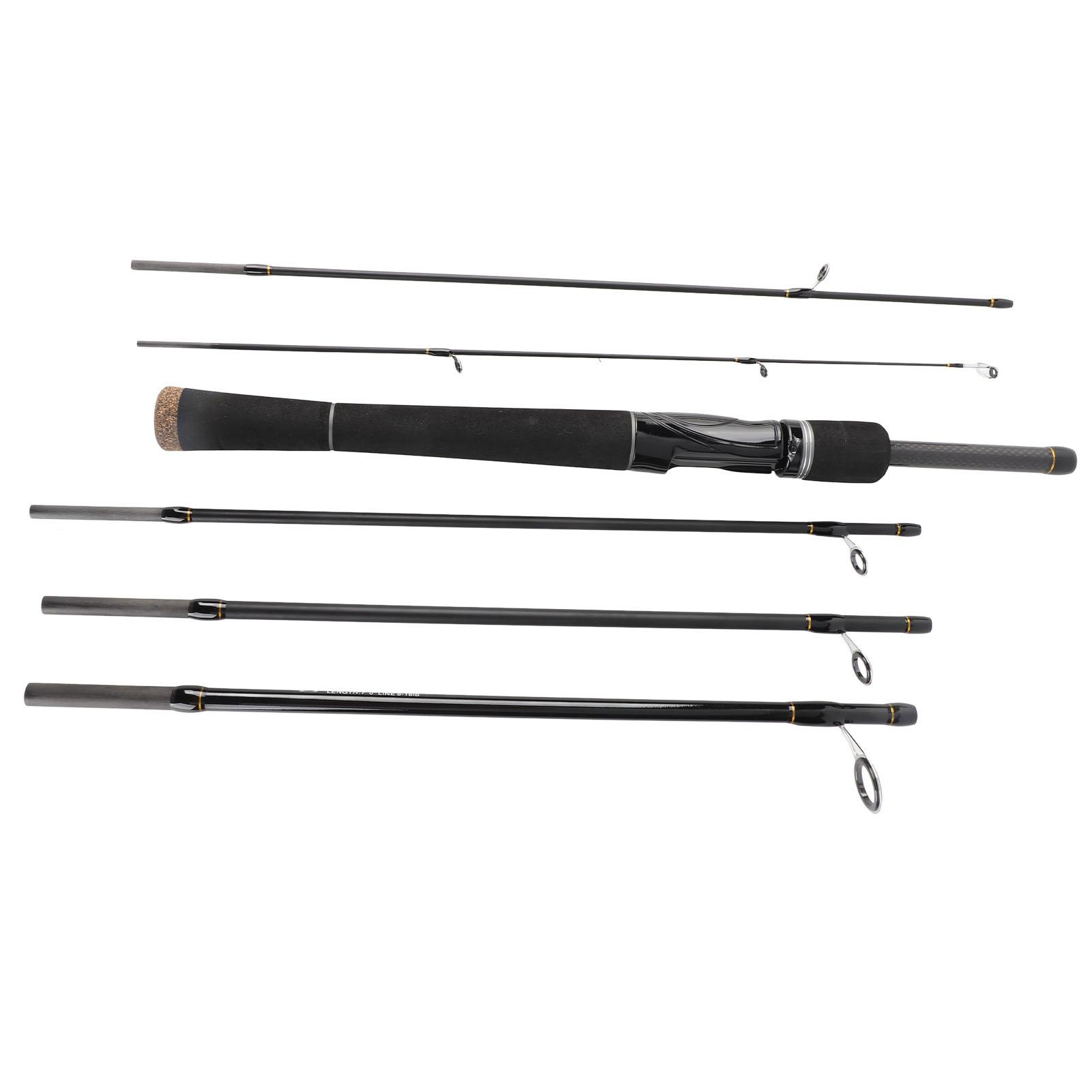 

Удилище 6 частей Ультралегкое Спиннинговое Кастинговое Удилище Дорожное Удилище для Рыбалки с Сумкой для Хранения spinning rod 2.1m