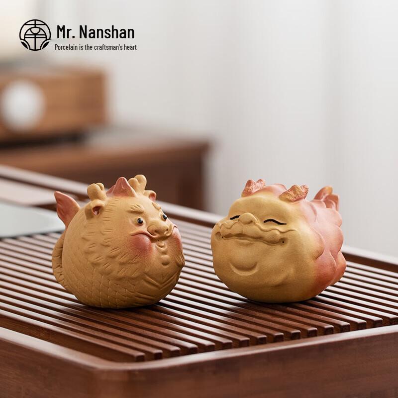 Purple Clay Lucky Dragon Tea Pet