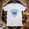 Coquette Hanukkah Glitter UnisexorahTShirt Women Unisex Casual Cotton Graphic T Shirts Jewish Festival Shortsleev Camisetas