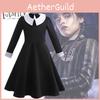 New Kids Long Sleeve Dress Adam's Family Cosplay Princess Style
