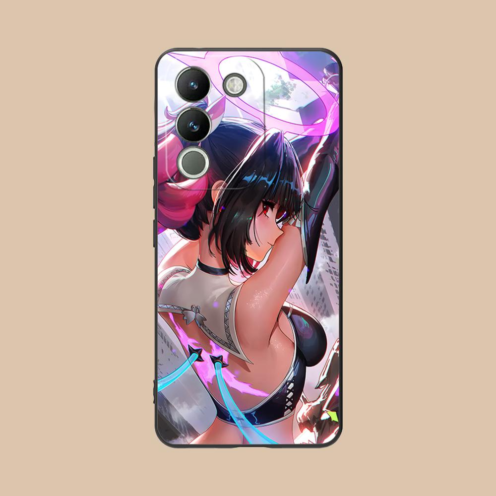 ZZZ Nangong Yu Matte TPU Mobile Phone Case for VIVO Y77 76 75 74 73 72 58 56 55 51 50 38 36 Y19 Y18 Y03 Y01 5G Colorful Cover