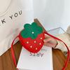 Children's Bag New Strawberry Korean Version Versatile Little Girl Shoulder Bag Fashion Princess Bag Girls Messenger Bag