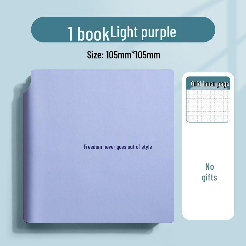 Fickduk: Portabelt rutat anteckningsblock & Praktisk anteckningsbok