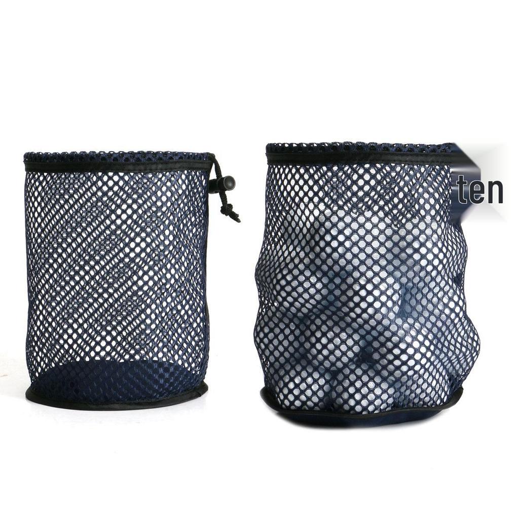 Mesh Nylon Golf Ball Bag - 3 Sizes & Colors Available