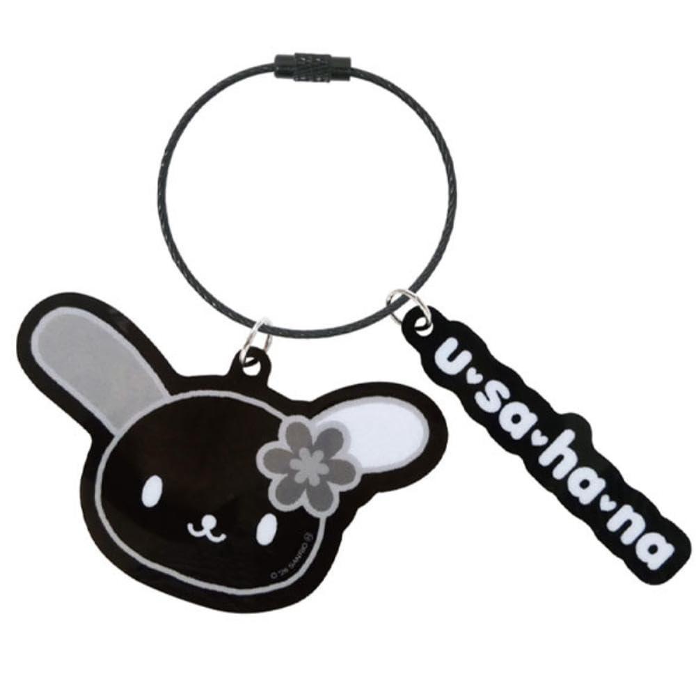 K Company Sanrio Characters (Monochrome Series) Acrylic Keychain Usahana SACM-AK-US H18xW9.7cm