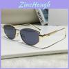 Geometric Polygon Sunglasses With Uv400 Protection For Fashionable Outdoor Wear