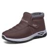 Women's Winter Velcro Fleece-Lined Ankle Boots - Warm Cotton Snow Shoes