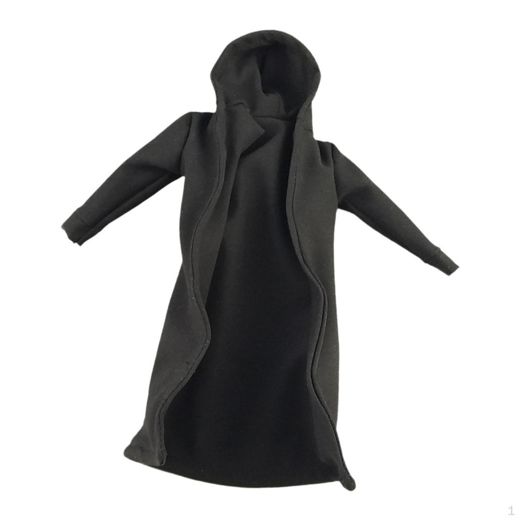 1/12 Scale Male Coat Model Miniature Decoration Accessories Cosplay Windbreak Figure Clothes,
