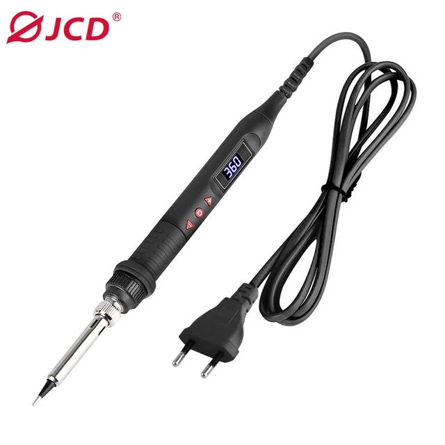 

JCD 80 Вт Цифровий електричний паяльник з регульованою температурою 220 В РК-дисплей Керамічний нагрівач Набір інструментів для зварювання 908U US&EU