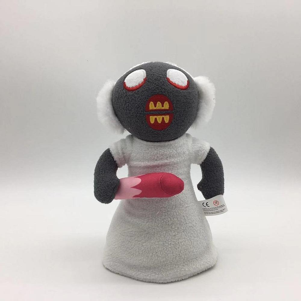 23Cm Horror Game Halloween Granny Cartoon Movie Plush Stuffed Animals Dolls Collectible Toys Gifts For Children