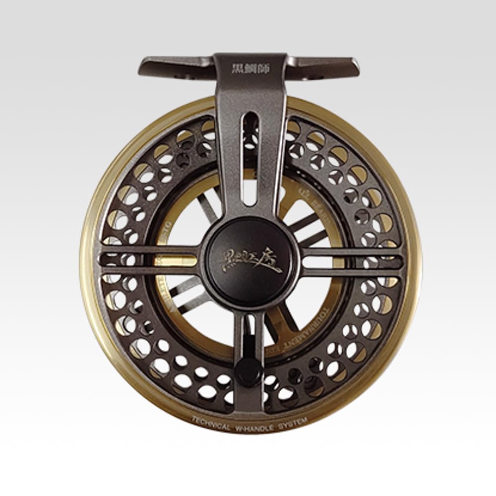 Kurodai Kobo Kurodaishi THE ATHLETE Hechi (Athlete Hechi) Hechi Reel 90W-TG (Titanium/Gold)
