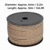 6mm Diameter Camping Guyline Cord PP Windproof Camping Rope Bold Reflective Tent Rope  Camping