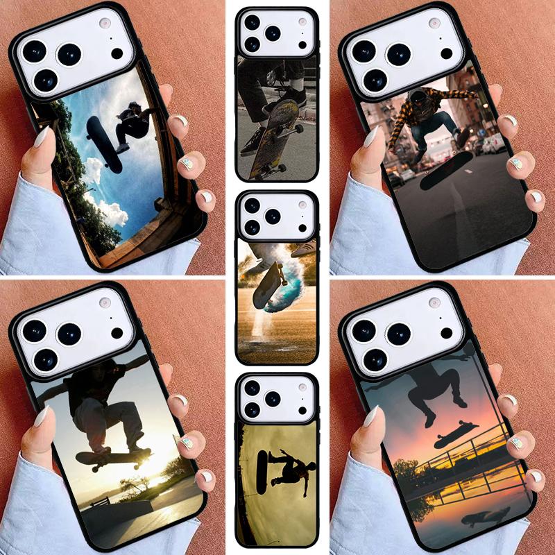 Skate Extreme Sport Phone Case for iPhone 17ProMax 12 13 14 15 16e 17 Pro Max Plus Air Cover