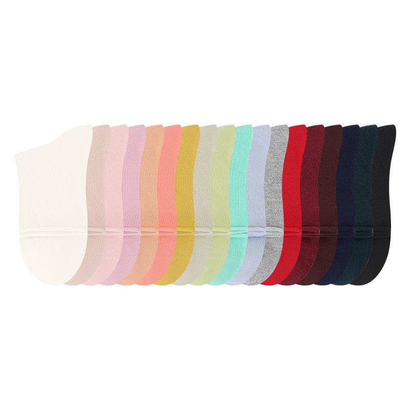 5 Pairs Socks Midtube Socks Women's Socks Women's Autumn and Winter Cotton Socks Maternity Color Socks