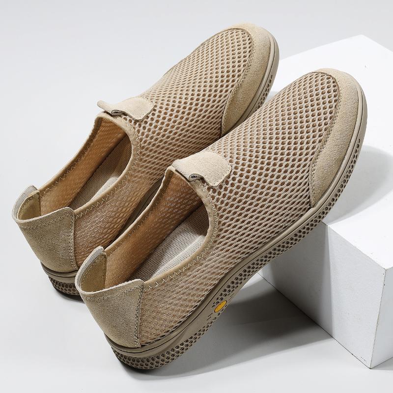 Neue Sommerschuhe mit weicher Sohle, atmungsaktive Mesh-Schuhe, rutschfeste, abriebfeste Slipper, Sneaker, Freizeit-Laufschuhe, Wading-Aqua-Schuhe