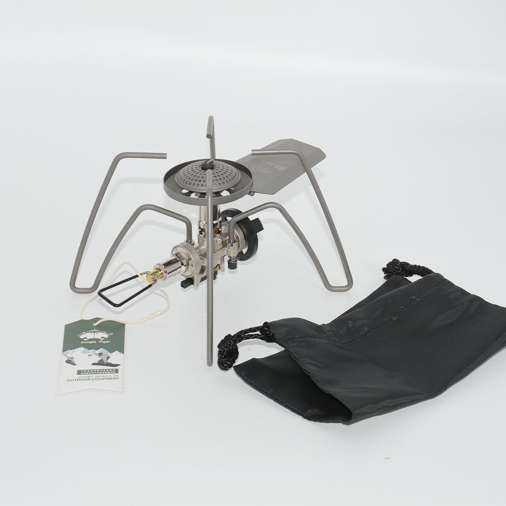 Ultralight Titanium Folding Camping Stove 2900W Portable Outdoor Gas Cooker for Camping Hiking