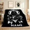 Custom Name Darth Vader Art Flannel Blanket Throw Blanket Soft Warm Sofa Bed Home Decor Unique Gift