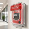Transparent Housing Fire Safety Switch Guard Wall Mounted Protective Cover  Offices