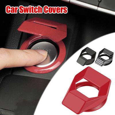 Ignition Controller Covers Universal Decorative Car Engine Switch Decor Auto Accessories Interior Protector Start Stop Button Cover