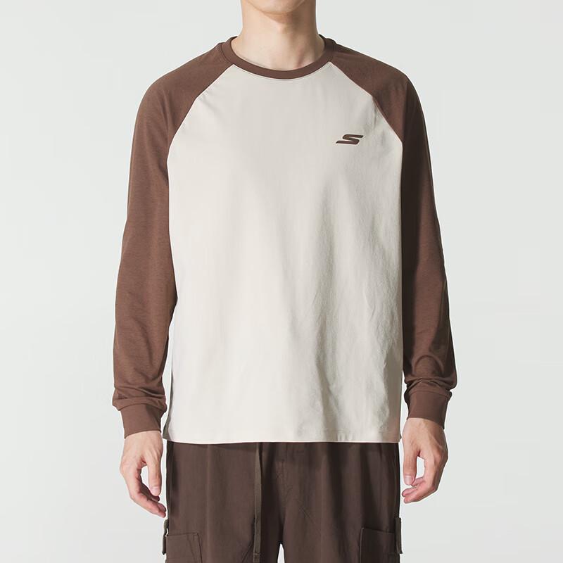 

Skechers Men s Loose Fit Crew Neck Long-Sleeve Sport T-Shirt L