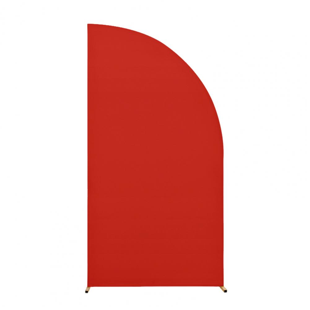 Half Moon Arch Cover Stretchy Fabric Easy Installation Solid Color Wedding DIY Balloon Backdrop Half Moon Arch Backdrop Screen