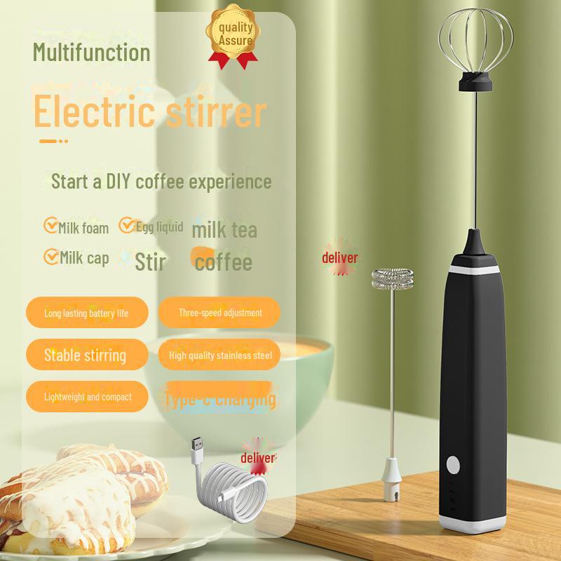 Mini spumant de lapte și ou multifuncțional fără fir