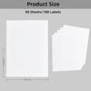180 Pcs 4"x6" Large Moving Labels for Boxes, White Writable Stickers for Storage B & Organization, Blank Moving Boxes Labels for Kitchen, Home &