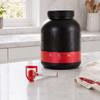 2Pcs Adjustable Funnel Dispenser, All in One Protein Powder Container with Scoop, Portable Supplement Storage for Narrow Bottles, Kitchen Tool