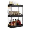 Bucătărie Spice Storage Rack Multi-Funcțional Countertop Condimente Storage Rack de uz casnic Multi-Straight Corner Shovel Bucătărie Ut