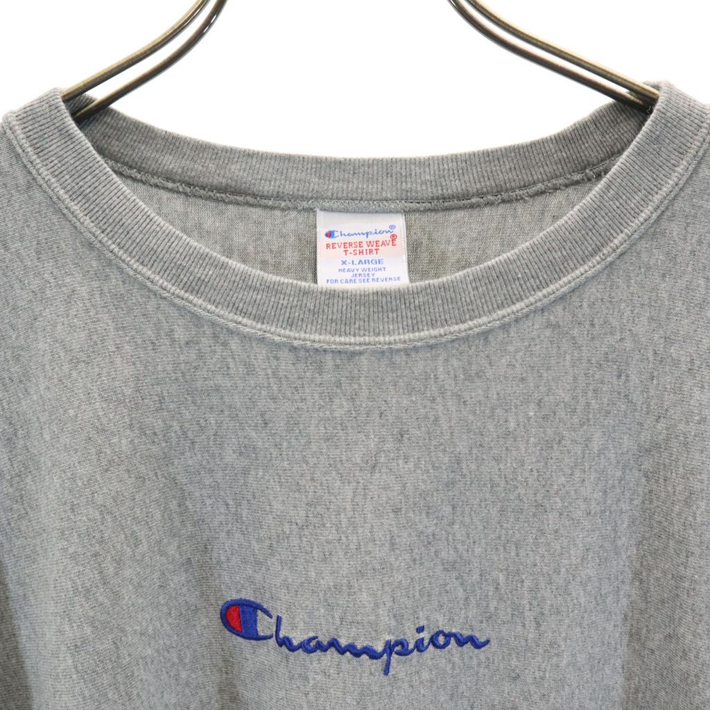 Champion Short Sleeve Reverse Weave Heavyweight T-shirt XL Gray Men's Used