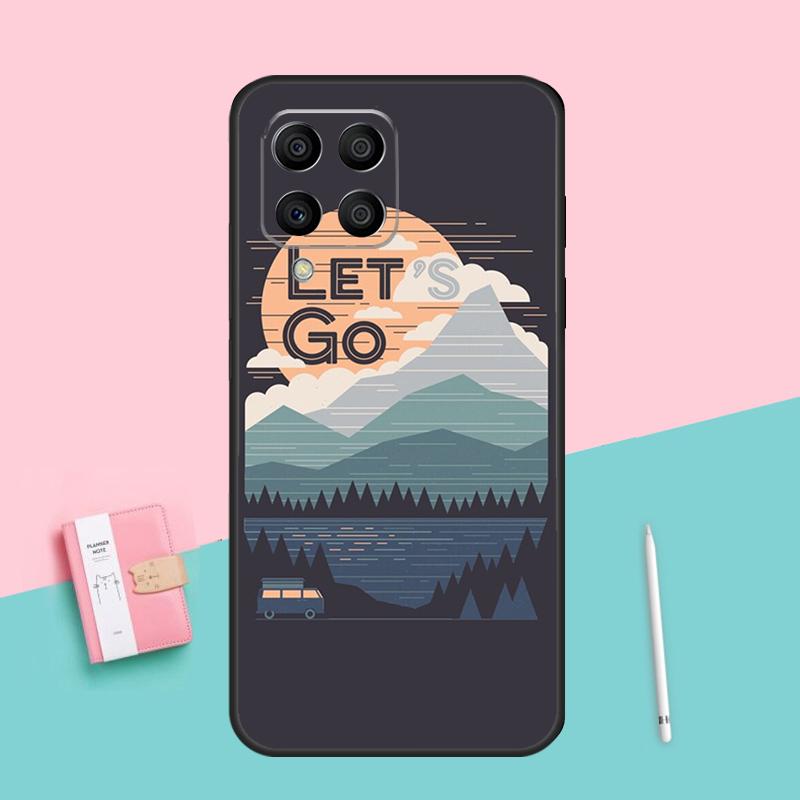 World Map Travel For Samsung Galaxy M12 M16 M34 M11 M35 M21 M06 M33 M13 M53 M31 M55 M15 M14 M54 M32 M52 Case