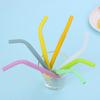 Party Supplies Barware Drinkware Bar Accessories Foldable Silicone Straws Drinking Straw