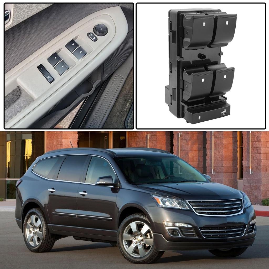 20945129 Driver Side Power Master Window Switch Compatible With 2007-2013 Chevy Silverado 1500 2500HD 3500HD GMC Sierra 1500 08-13 Sierra 2500HD