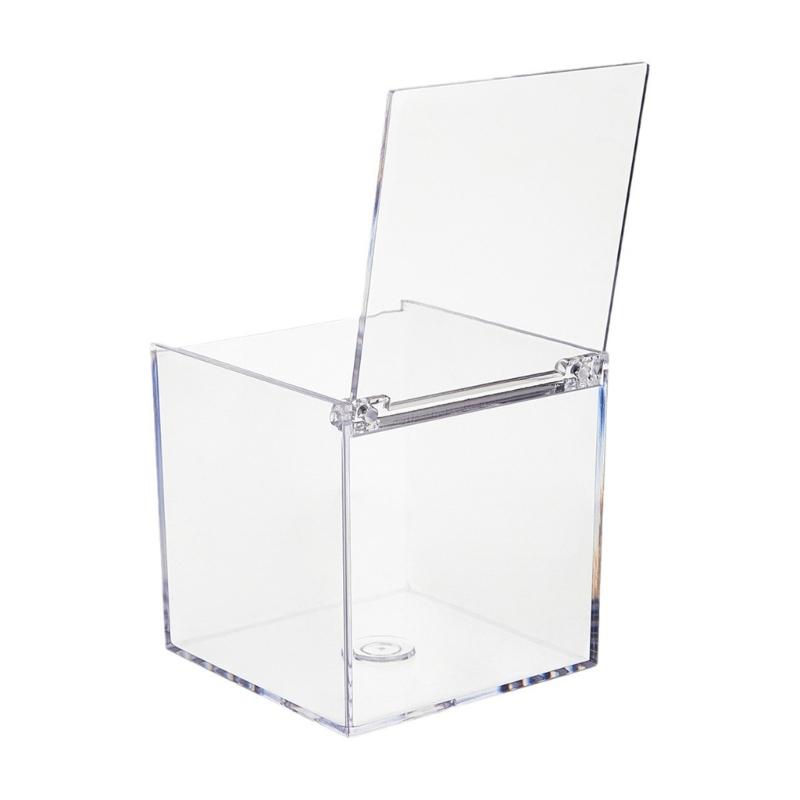 Conjunto de 12 Caixas Transparentes à Prova de Poeira para Embalar Doces Caixas de Armazenamento de Plástico para Doces e Biscoitos Recipientes Quadrados Cúbicos