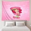 Straw-berry Friends Quick-Dry Tapestry Hanging for Bedroom,Livingroom, Playroom,Decor Art Room Wall Tapestry Holiday and Birthday Gifts