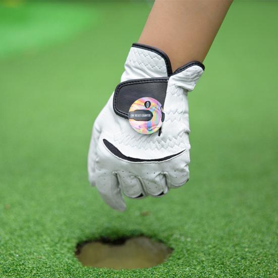 Golf Stroke Counter Portable Mini Quick Reset Golf Shot Stroke Putt Counter with Clip Golf Score Indicator for Golf Lover