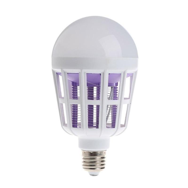 Neue LED-Insekten-Zapper-Glühbirne, Anti-Mücken-Fluginsekten-Motten-Killerlampe, 15 W