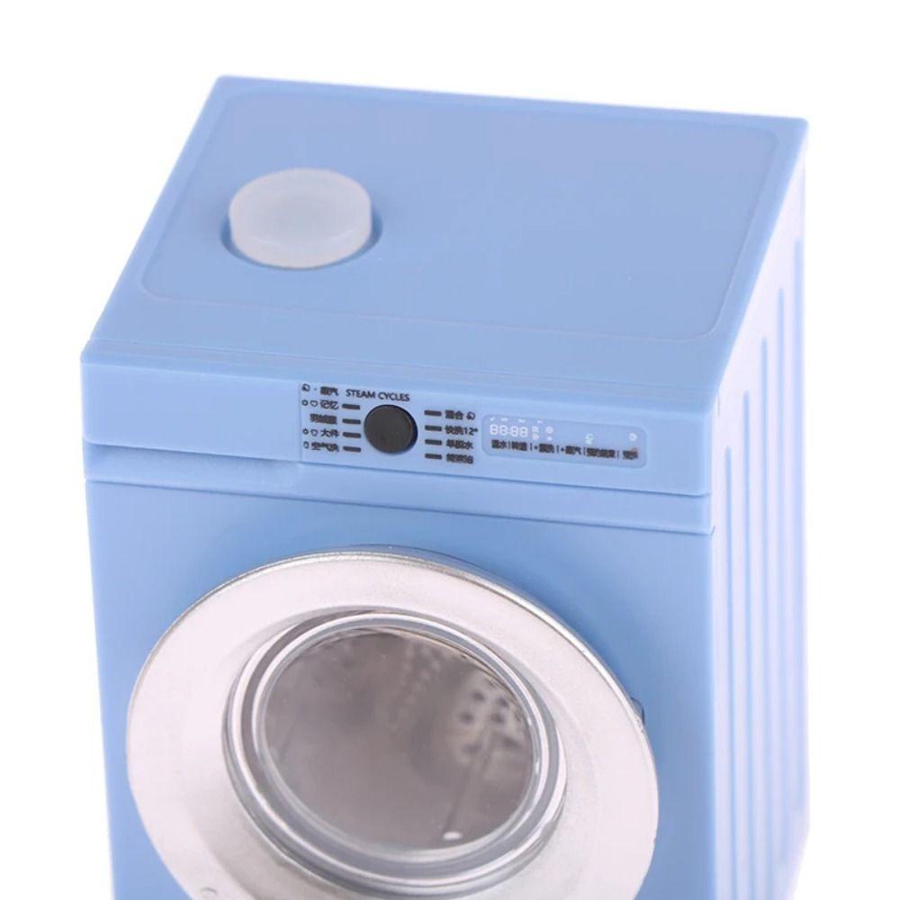 Dollhouse Miniature Simulation Drum Washing Machine Simulation 1:12 Furniture 1/12 Washing Machine Drum Washing Machine